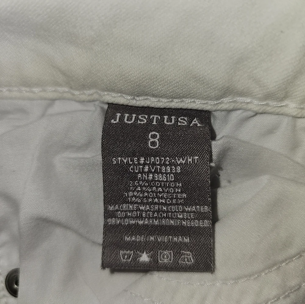 Just USA Denim‎ Jeans With Fringe Size 8